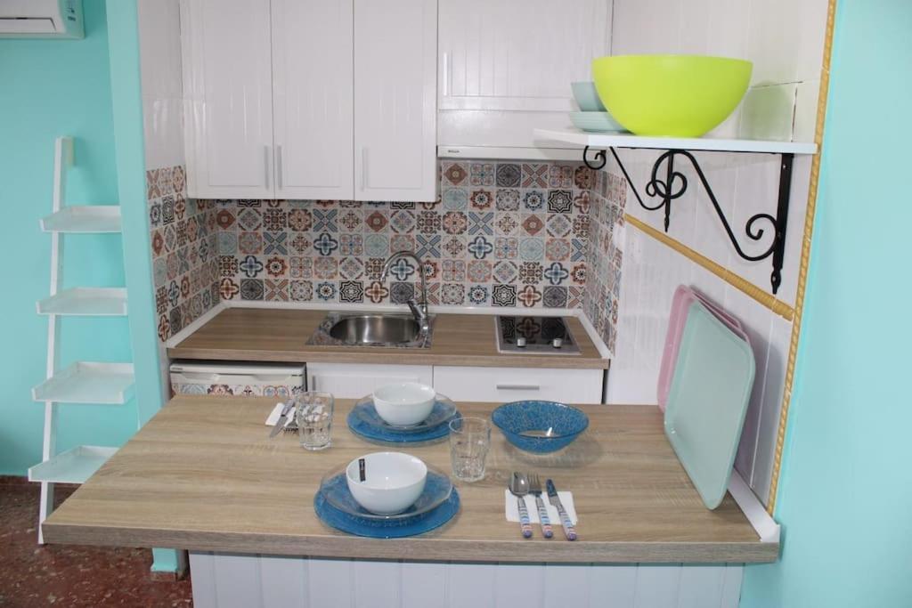 Apartamento Vista Al Mar Piscina Playa 3 Min Aguadulce  Buitenkant foto